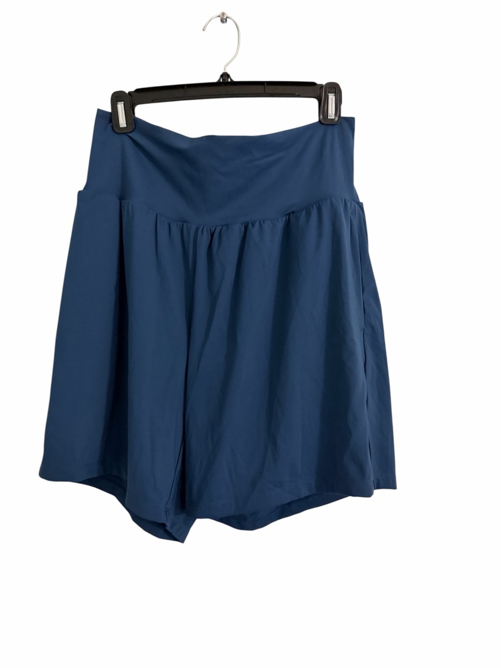 HALARA Deep Blue High-Waist Flared Skort